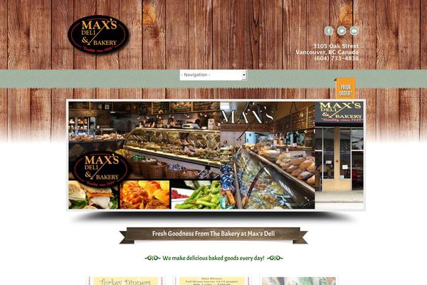 maxsdeli.ca site used Pizza