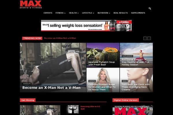 Newspaper theme site design template sample