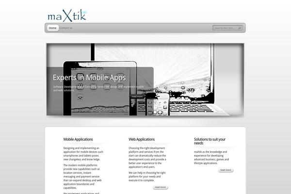 TheProfessional theme site design template sample