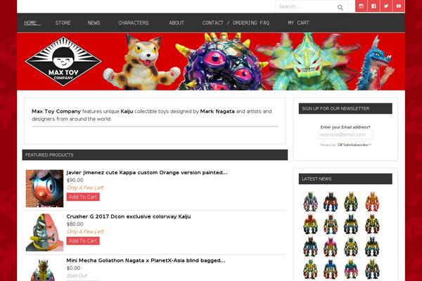 Site using Simple Responsive Slider plugin