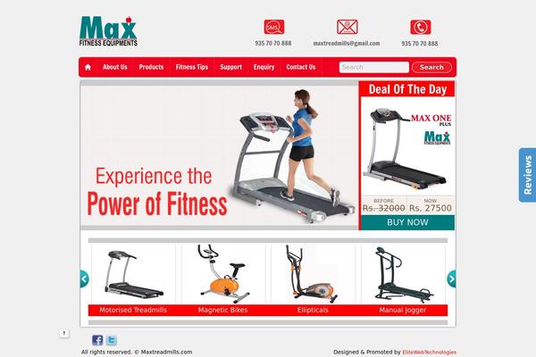 Max theme site design template sample