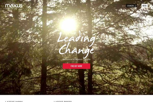 Maxus-global theme site design template sample