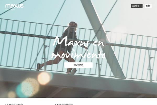 Maxus-global theme site design template sample