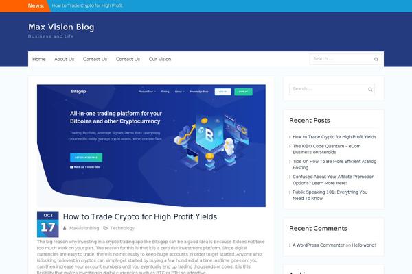 University Hub theme site design template sample