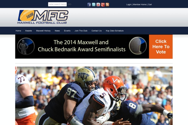 maxwellfootballclub.org site used Uncode