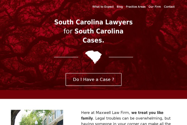 Maxwell theme site design template sample