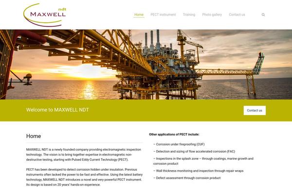 maxwellndt.com site used Tm-builder