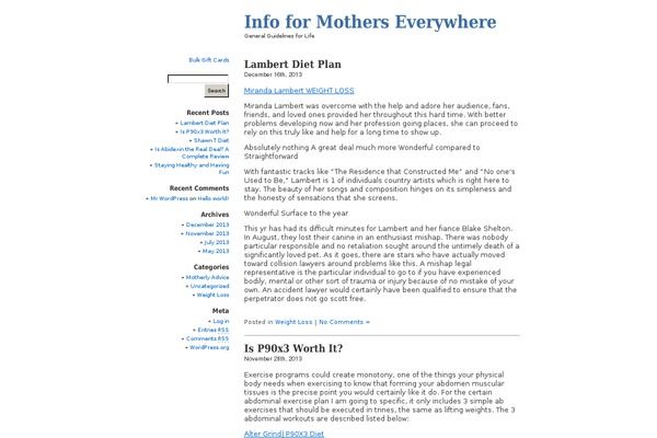 White-as-milk theme site design template sample