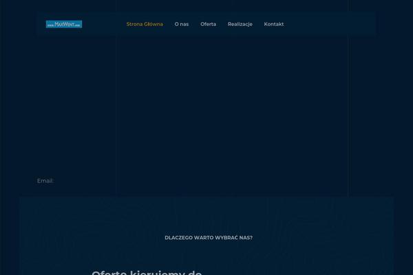 maxwent.com site used Kons