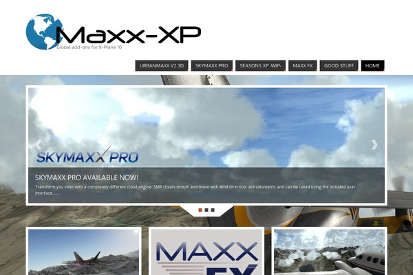 Parabola theme site design template sample