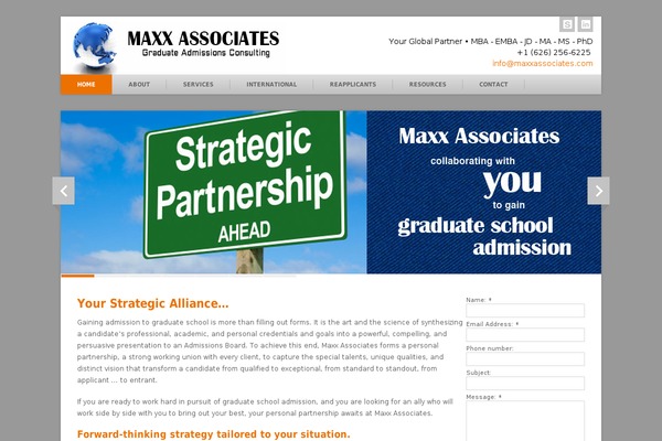 maxxassociates.com site used Flexfit Theme