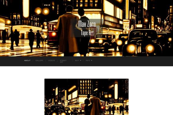 Hemingway theme site design template sample