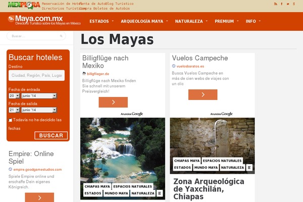 Bayside theme site design template sample