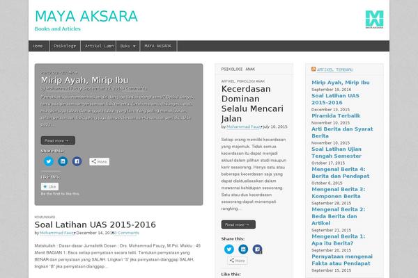 Magazine Basic theme site design template sample