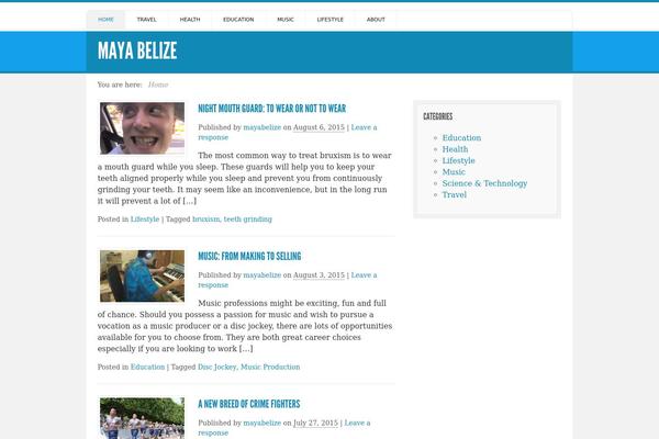 Live Wire theme site design template sample