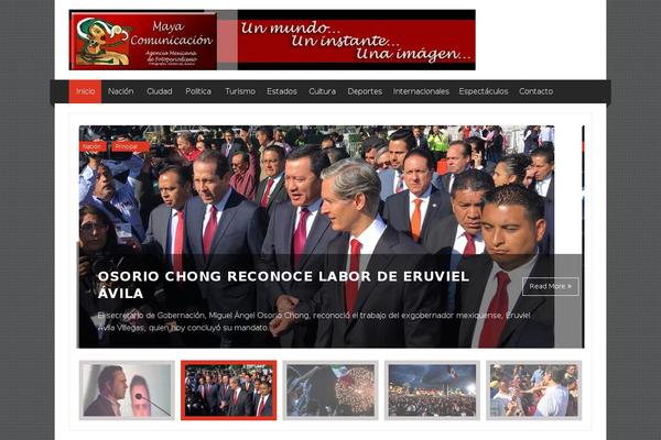 Ample Magazine theme site design template sample