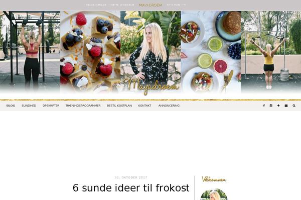 The Voux theme site design template sample
