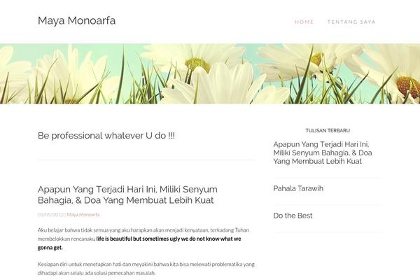 mayamonoarfa.com site used Beautiful Pro Theme