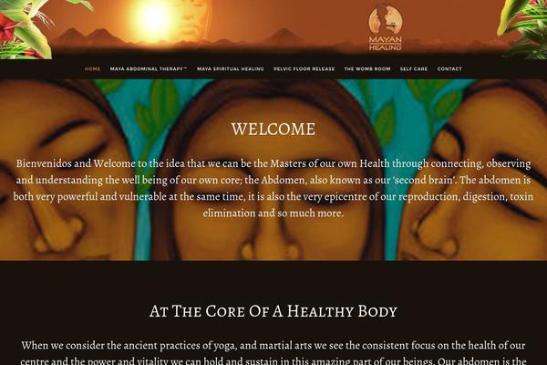 Parallax Pro theme site design template sample