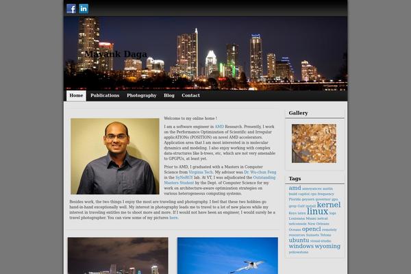 Graphene theme site design template sample