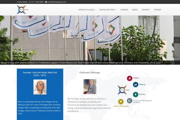 Fade theme site design template sample