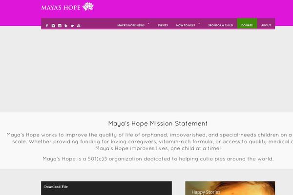 Charity Hub v1.02 theme site design template sample