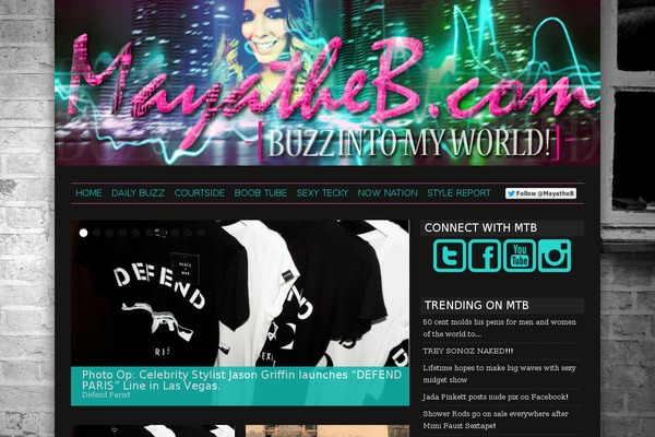 Backstreet theme site design template sample