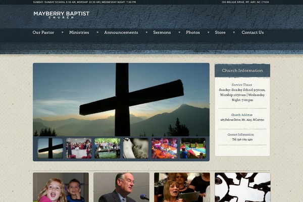 Ezekiel theme site design template sample