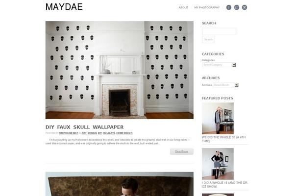 Bigbang theme site design template sample