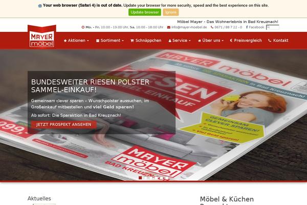 mayer-moebel.de site used Divi-2