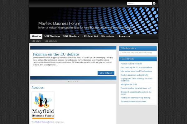 Graphene theme site design template sample