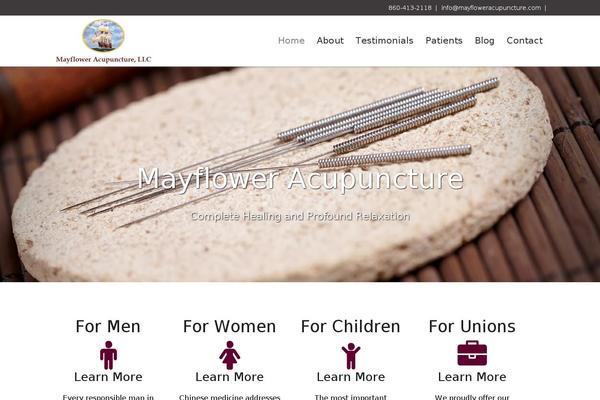 James theme site design template sample