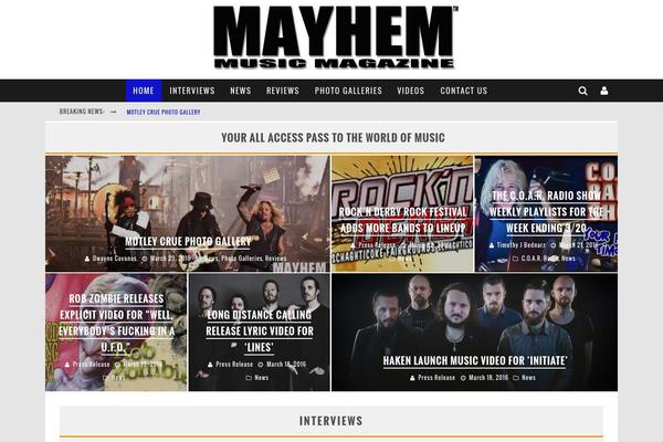 Valenti theme site design template sample