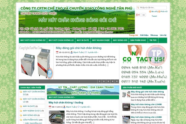 mayhutchankhongche.com site used Vn News