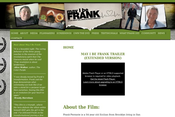Sandbox theme site design template sample