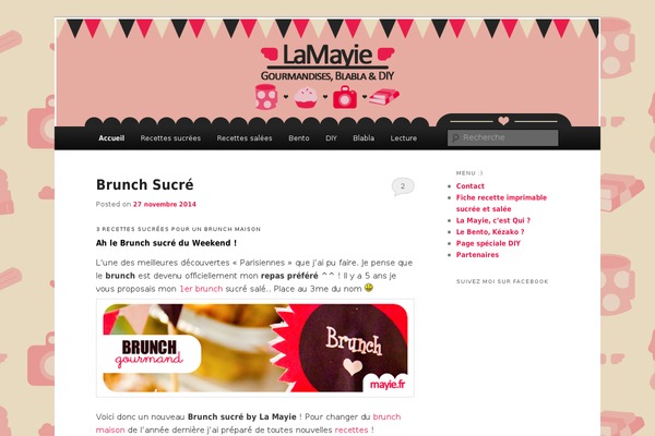 mayie.fr site used Goodlife-wp