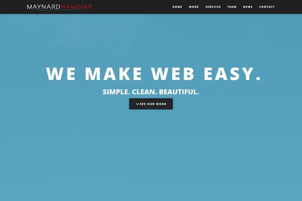 Wordpress Bootstrap Master theme site design template sample