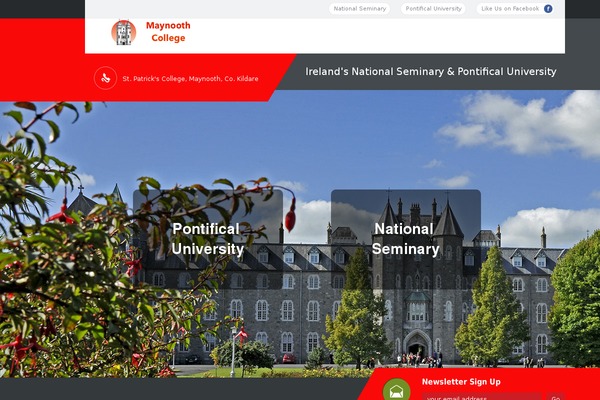 My College theme site design template sample