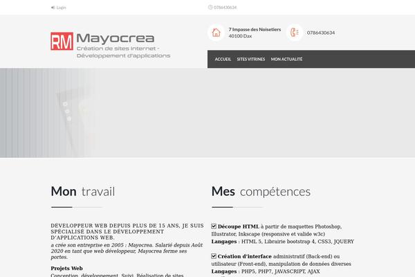 Site using WP SVG Icons plugin