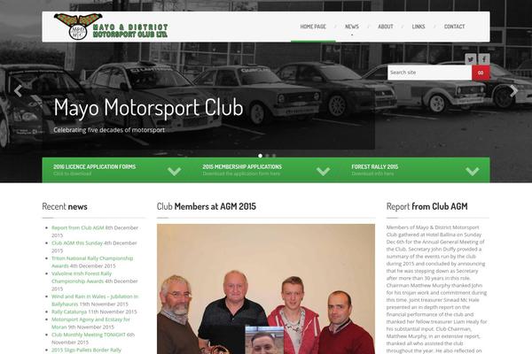 CarPress theme site design template sample
