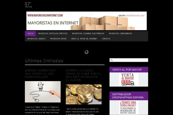 The Newswire theme site design template sample