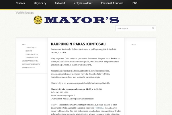 Magazine theme site design template sample