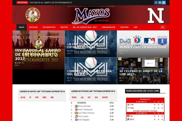 Nanopress theme site design template sample