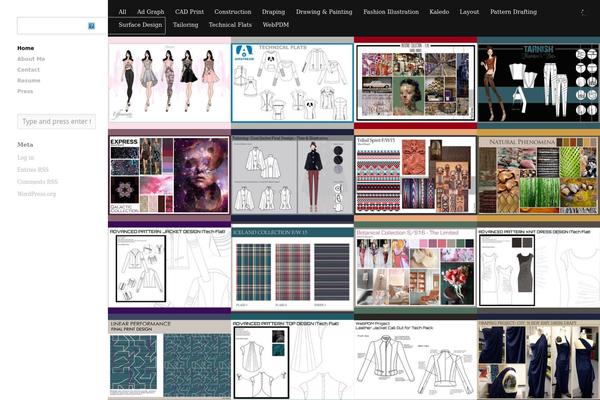 Ink theme site design template sample