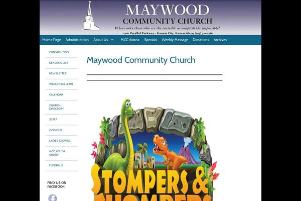Site using Chapelworks-church-basic-features plugin