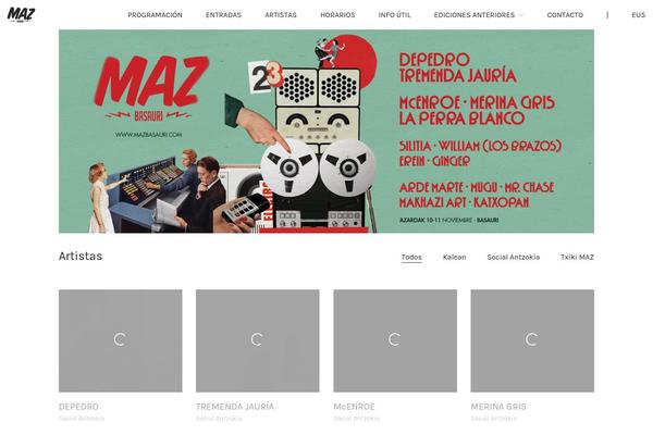 Kalium-child theme site design template sample