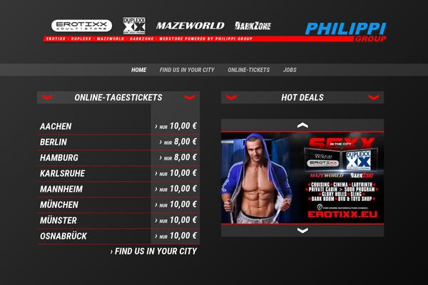 Pg theme site design template sample