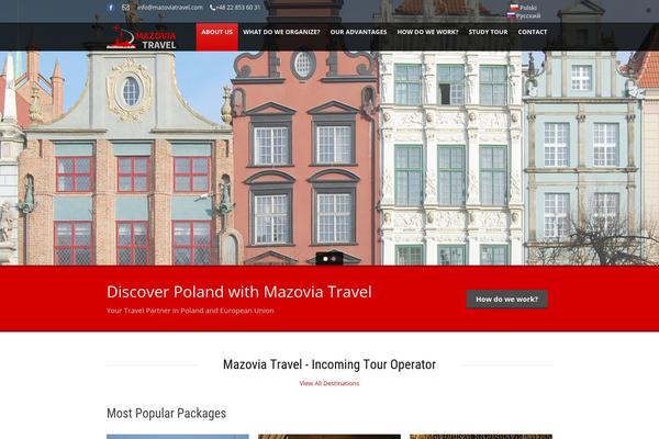 Tour Package V1.02 theme site design template sample