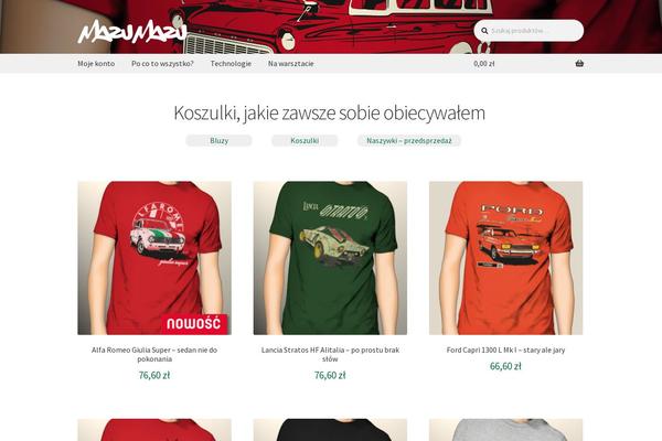 Storefront theme site design template sample