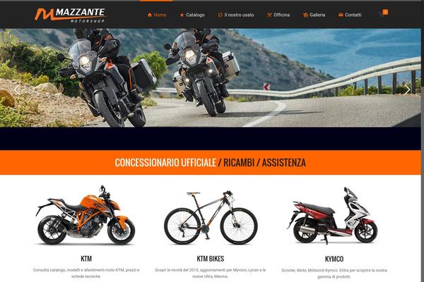 BeTheme Child theme site design template sample